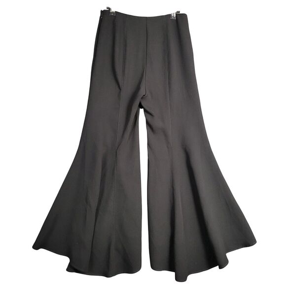 BY ANTHROPOLOGIE OB1096198 Black Zinnia High Rise Tulip Hem Pants Boho SIZE 2 - Picture 3 of 14